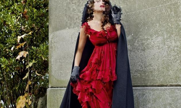 Η όμορφη ηθοποιός θυμάται την φωτογράφιση που έκανε στο νεκροταφείο φορώντας Dior!