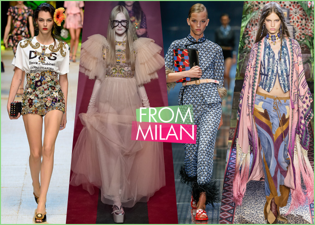 Fashion Week: Μια βόλτα στις πασαρέλες του Μιλάνου και στις κολεξιόν της επόμενης άνοιξης!