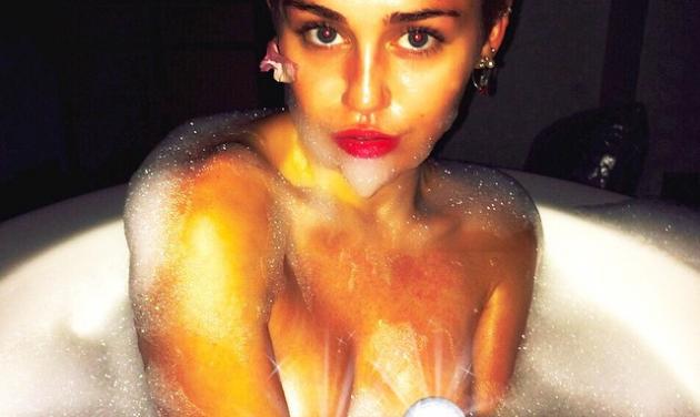 Miley Cyrus: Ανεβάζει φωτογραφίες και βίντεο μέσα από τη μπανιέρα και τρελαίνει το Instagram!