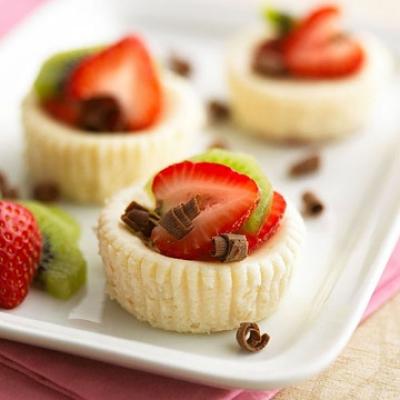 Mini White Chocolate Cheesecake