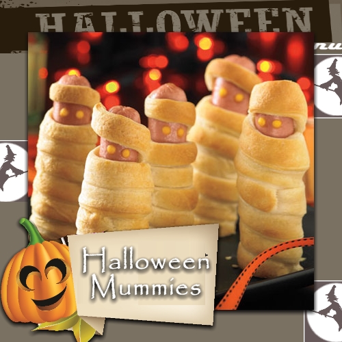 Halloween Mummy Hot Dogs