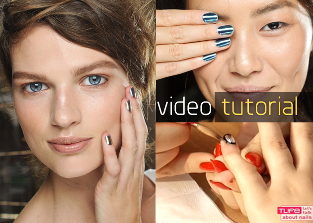 Video tutorial! Η Άννα Αλμπάνη μας δείχνει πώς να κάνουμε τα metallics halo nails με Blixz!