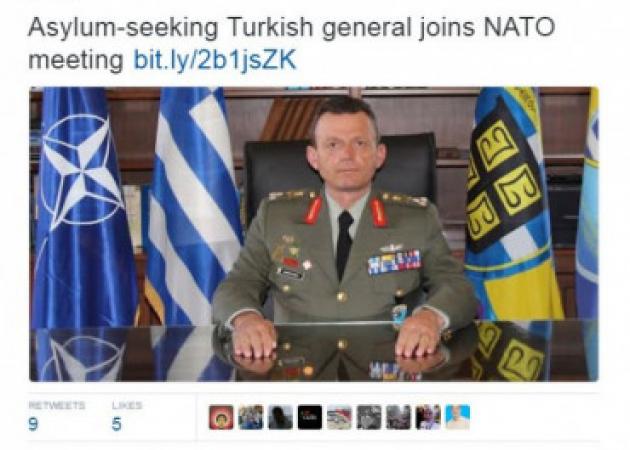 Γκάφα ολκής! H Χουριέτ εμφανίζει Έλληνα στρατηγό να ζητάει άσυλο στο ΝΑΤΟ!
