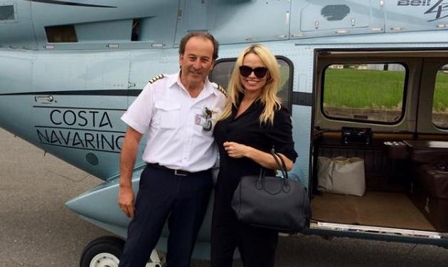 Pamela Anderson: Ταξίδι αστραπή στη Μεσσηνία!