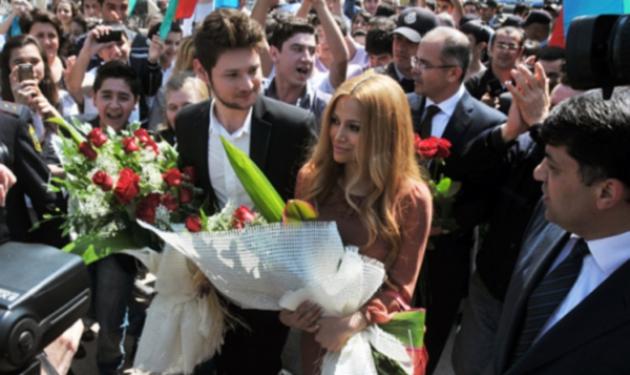 Σαν ήρωες υποδέχτηκαν τους νικητές της Eurovision στο Αζερμπαϊτζάν! Δες φωτογραφίες