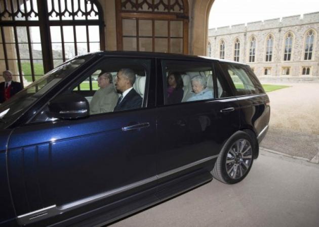 “Τα χρειάστηκε” η Μισέλ Ομπάμα όταν είδε ποιός θα οδηγούσε το αυτοκίνητο της Βασίλισσας!