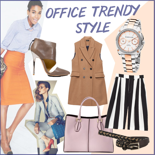 1 | Trendy look at office