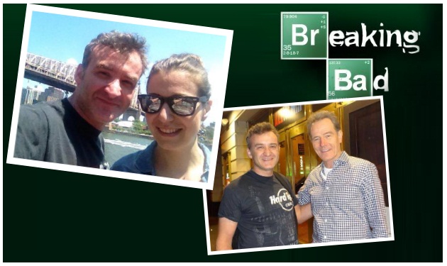 Νίκος Ορφανός: Το ταξίδι με τη σύζυγό του στη Νέα Υόρκη και η συνάντηση με τον πρωταγωνιστή του “Breaking bad”!