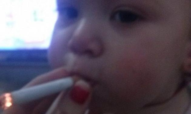“Μάνα” έδωσε στο μωρό της τσιγάρο και δημοσίευσε τη φωτογραφία στο instagram!