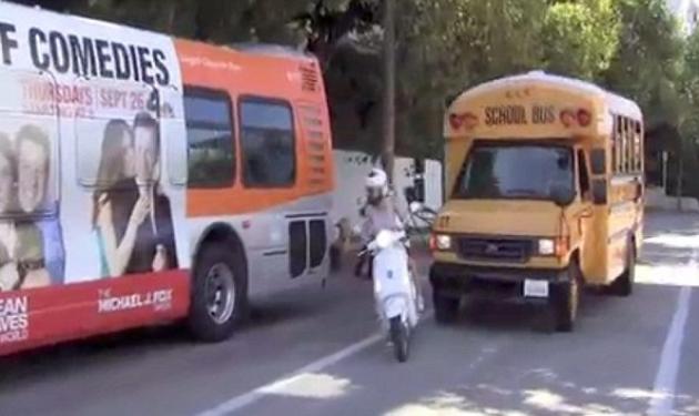 Gwyneth Paltrow: Γλύτωσε από θαύμα τη σύγκρουση με σχολικό λεωφορείο! Video
