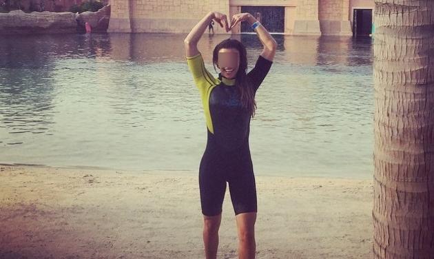 Ποια γνωστή Ελληνίδα τραγουδίστρια κολύμπησε με δελφίνια στο Ντουμπάι;