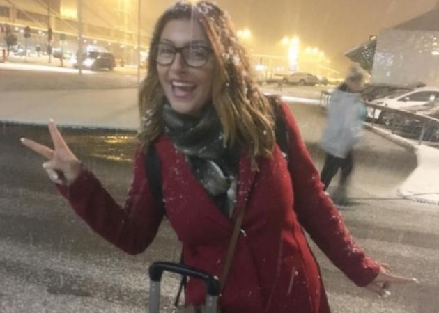 Έλενα Παπαρίζου: Επιστροφή στη χιονισμένη Σουηδία! [pics]