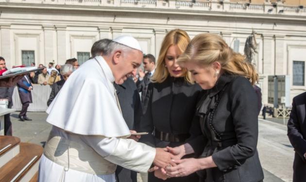 Μαριάννα Βαρδινογιάννη: Συνάντησε τον Πάπα Φραγκίσκο στο Βατικανό!