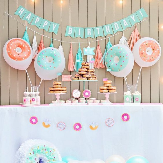 1 | Doughnut party theme