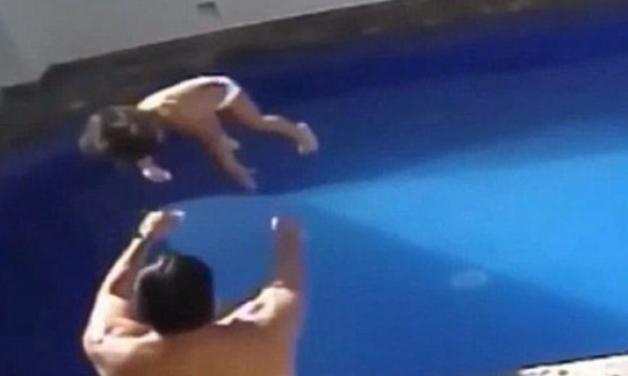 Έπνιξε στην πισίνα τη 3χρονη κόρη της συντρόφου του! Σοκαριστικό βίντεο