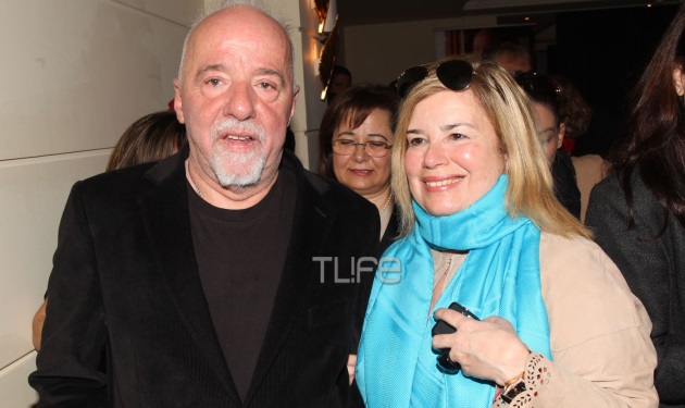 Ο Paulo Coelho στην Αθήνα με την σύζυγό του Christina Oiticica! Φωτογραφίες