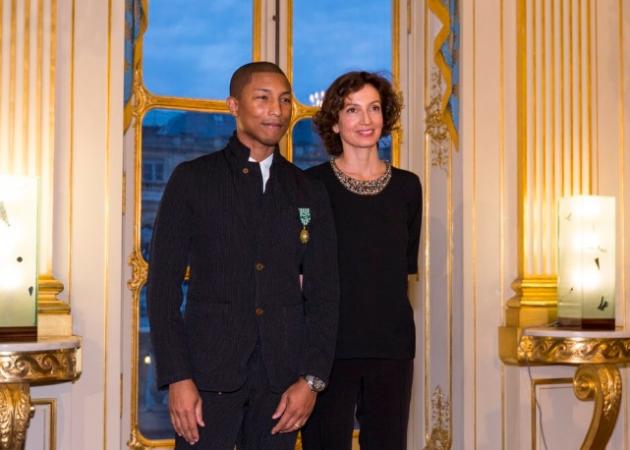Pharrel Williams: Παρασημοφορήθηκε από την υπουργό Πολιτισμού της Γαλλίας