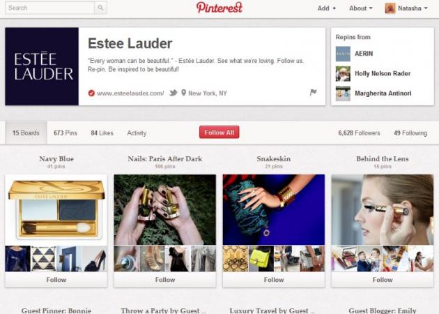 Έχεις Pinterest; Κάνε pin την Estee Lauder!