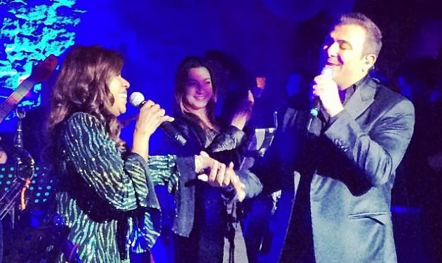 Ο Αντώνης Ρέμος τραγούδησε μαζί με την Gloria Gaynor σε πάρτι! Φωτογραφίες