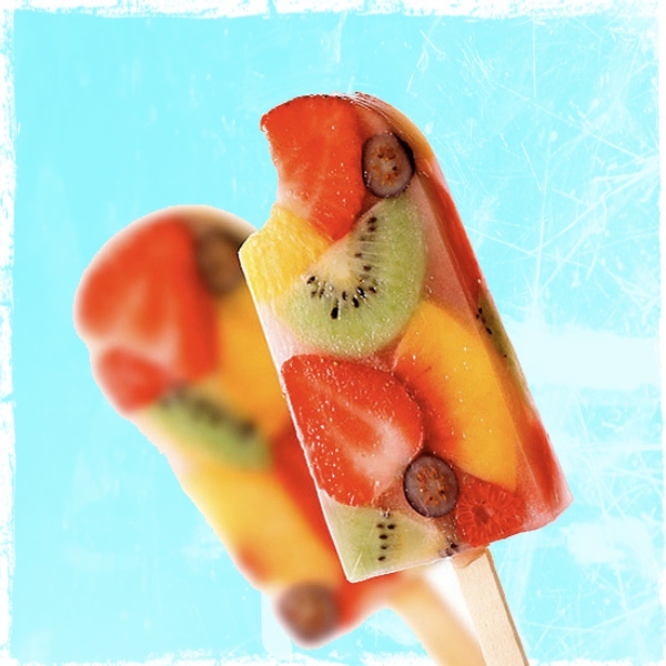 Fruit Salad Ice Pops