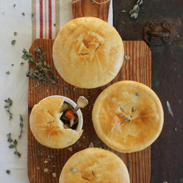 Potpie με κοτόπουλο και αγκινάρα