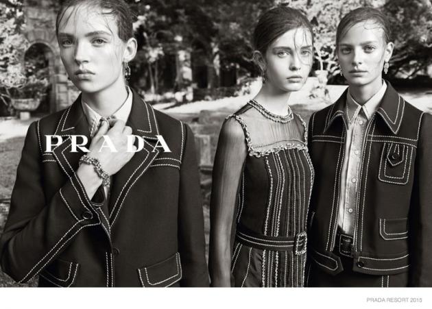 H καμπάνια Resort 2015 της Prada από τον Steven Meisel