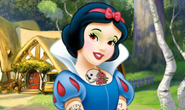 Πώς θα ήταν οι πριγκίπισσες του Disney, αν είχαν τατουάζ!