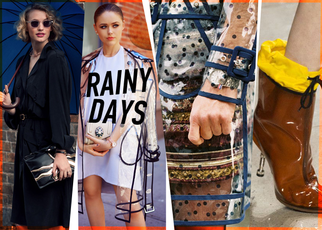 Γαλότσες, ομπρέλες, αδιάβροχα… Τα πιο fashion αξεσουάρ της βροχής!