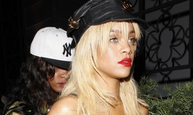 H Rihanna διασκέδασε στο ίδιο πάρτυ με τον Chris Brown! Θέμα κακού σχολιασμού η εμφάνισή της!