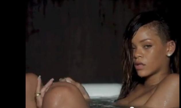 Rihanna: Θλιμμένη και γυμνή στην μπανιέρα της, στο νέο της video clip