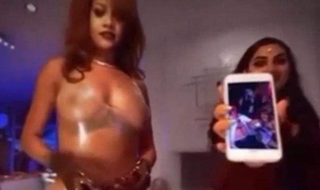 H Rihanna σχεδόν γυμνή βασανίζει άνδρα σε κομμένες σκηνές του νέου της clip! Φωτό και βίντεο