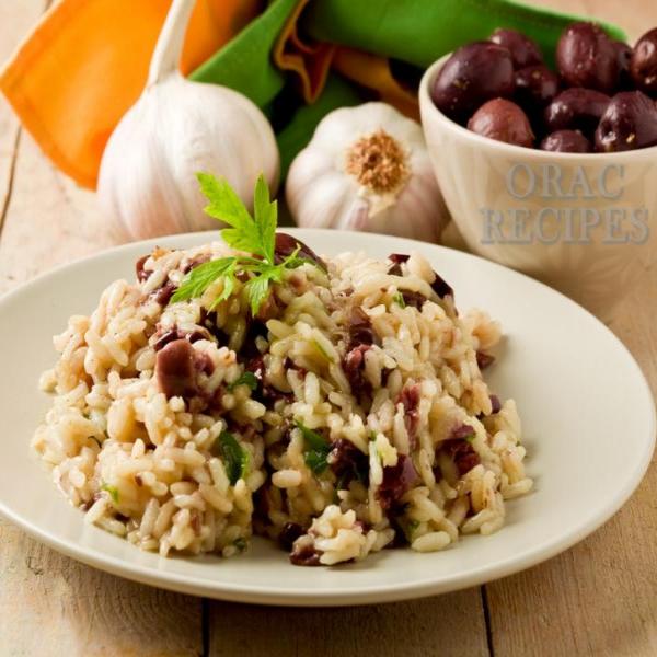 Ριζότο με καστανό ρύζι, λαχανικά & μανιτάρια