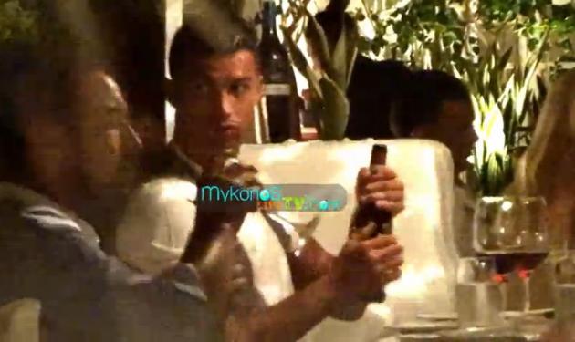 Διακοπές στη Μύκονο για τον Cristiano Ronaldo! Video