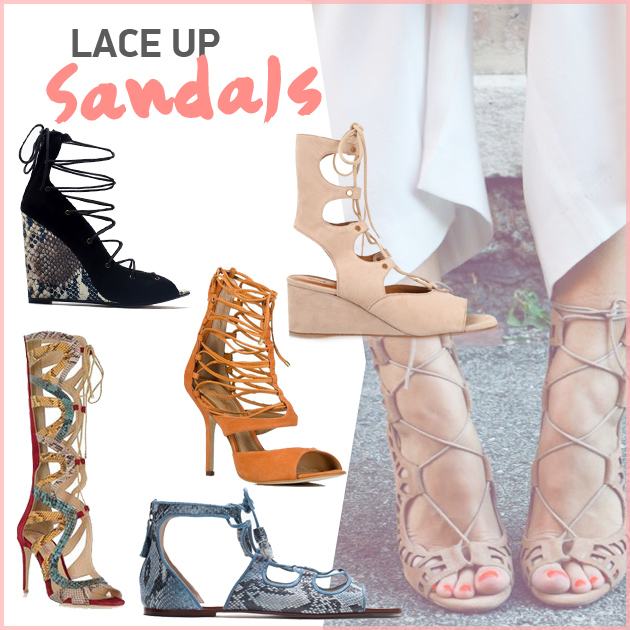 1 | Lace-up sandals