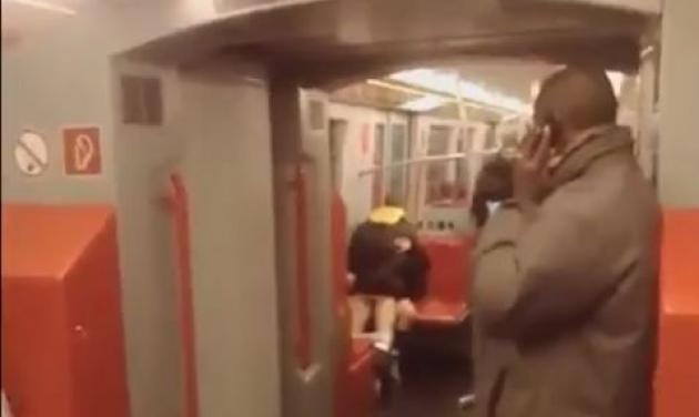Έκαναν sex μέσα στο μετρό, μπροστά στα μάτια όλων. Ακατάλληλο για ανηλίκους!