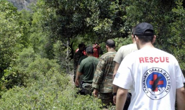 Νεκρή εντοπίστηκε η αγνοούμενη γυναίκα στα Σφακιά