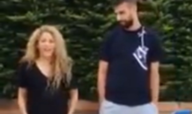 Η Shakira και ο Gerard Piqué μπουγέλωσαν ο ένας τον άλλον και έχει πολύ πλάκα! Βίντεο