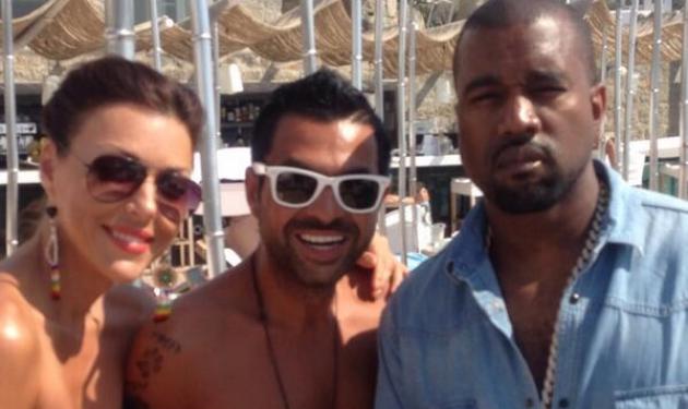 H Σίσσυ Φειδά συνάντησε τον Kanye West στη Μύκονο! Φωτογραφίες