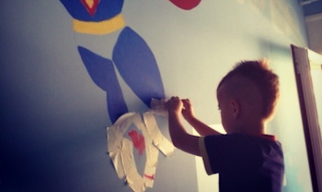 Σίσσυ Χρηστίδου: Ζωγραφίζει παιδικό δωμάτιο μαζί με τους γιους της!
