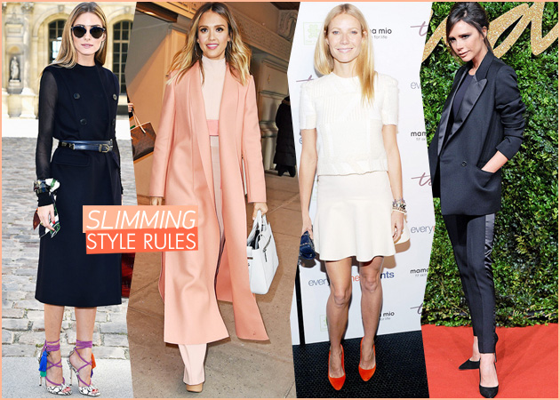 Celebrity Inspiration: 5 κανόνες styling που αδυνατίζουν!