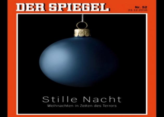 Το “μαύρο” πρωτοσέλιδο του Spiegel για Χριστούγεννα και τρομοκρατία [pic]