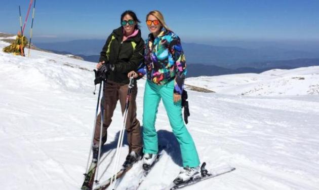 Κωνσταντίνα Σπυροπούλου: Για σκι στον Παρνασσό! Video