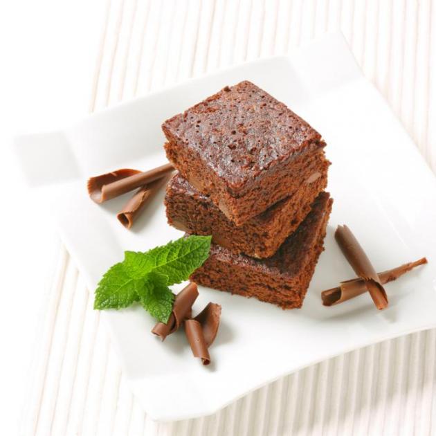 Light brownies με σοκολάτα