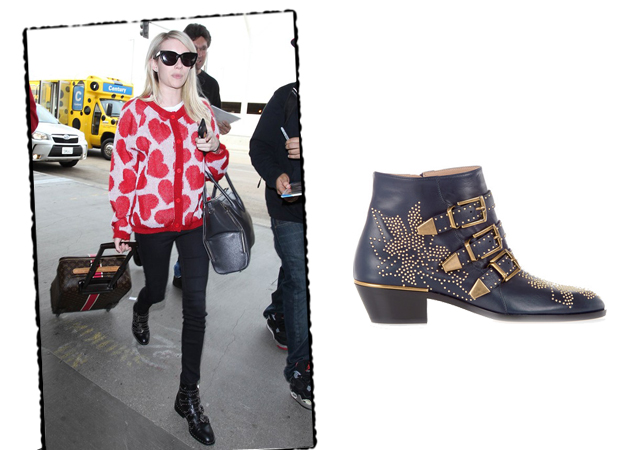 Θέλω τα ankle boots της Emma Roberts!