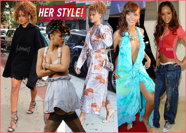 Rihanna: Η στιλιστική της εξέλιξη μέχρι σήμερα!