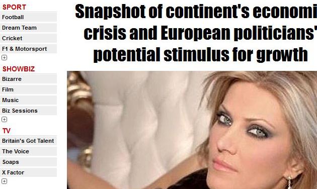 Εύα Καϊλή: Σύμφωνα με τη Sun, είναι η πιο σέξι πολιτικός της Ευρώπης