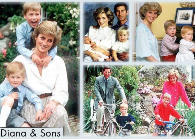 Πριγκίπισσα Diana: 19 χρόνια μετά το θάνατό της! Δες όλες τις τρυφερές στιγμές με τους γιους της
