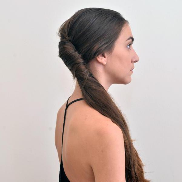 10 | French twist ponytail