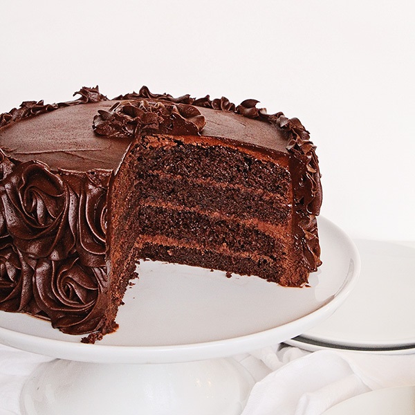 6 | Chocolate cake with chocolate icing