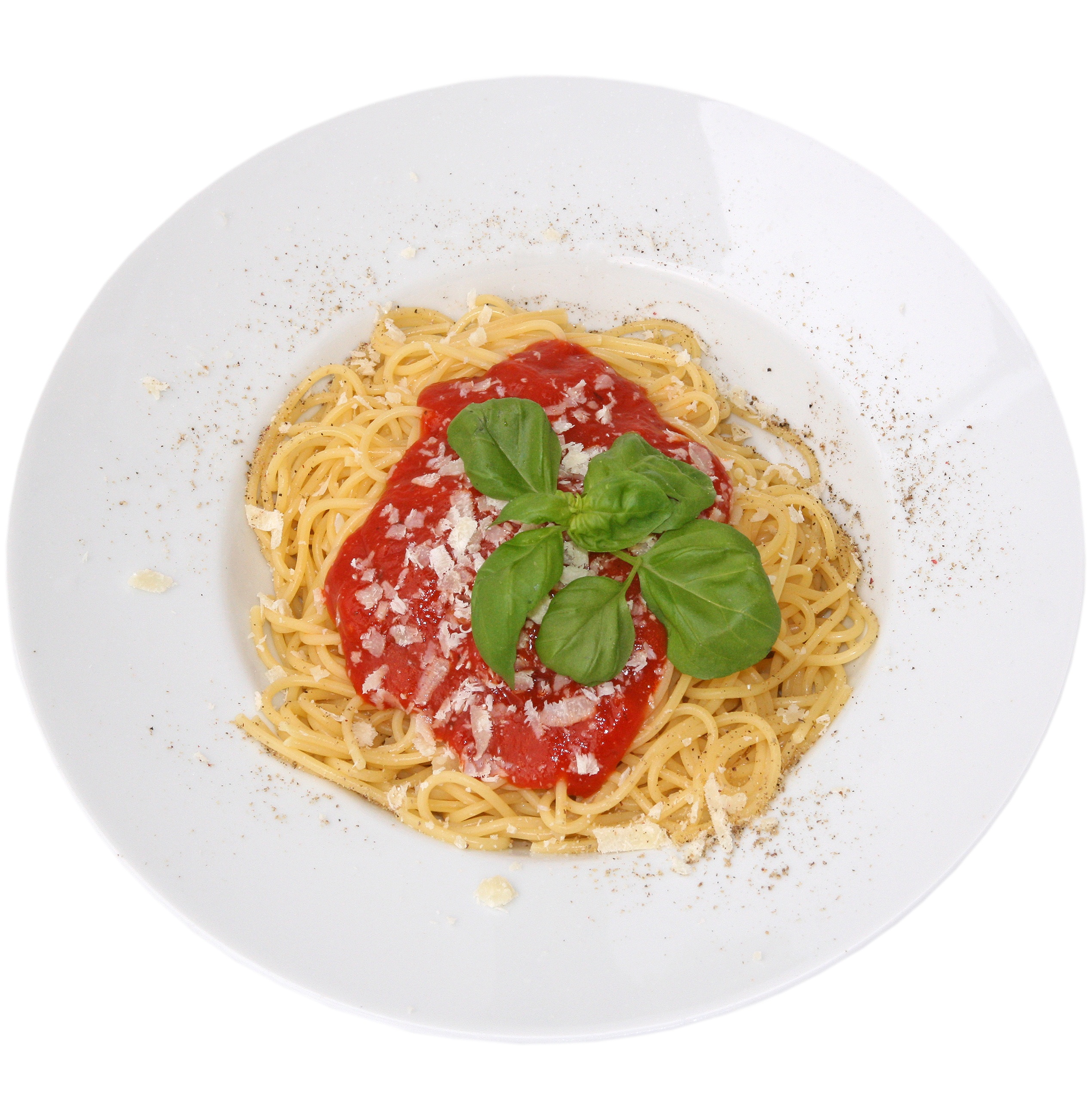 Spaghetti Barilla Oλικής Aλέσεως με τομάτα και πιπεριές